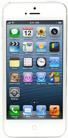 Смартфон Apple iPhone 5 32Gb White & Silver - Белово