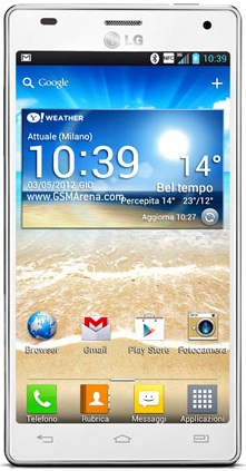 Смартфон LG Optimus 4X HD P880 White - Белово